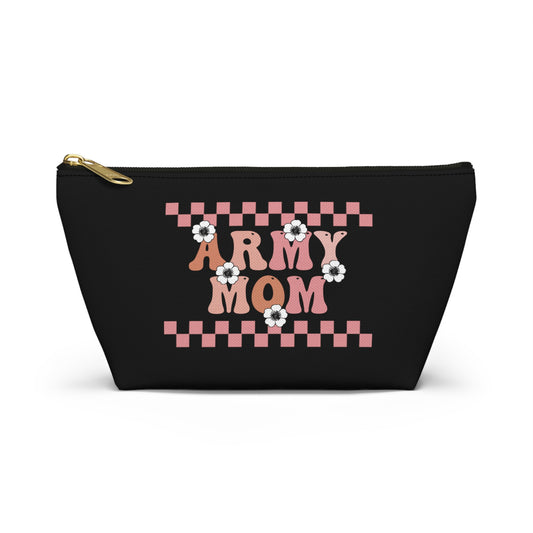 Army Mom Accessory Pouch - Vintage Flowers